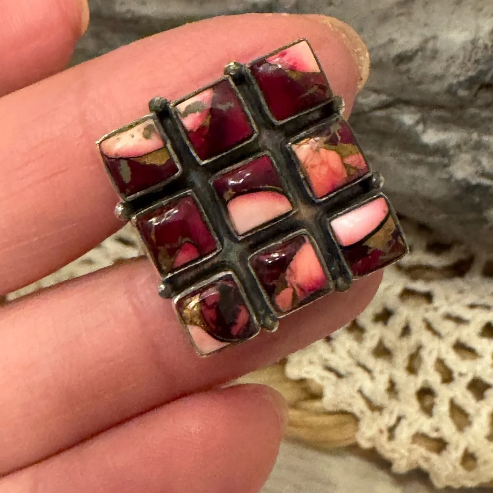 ROSE DHALIA STERLING RING - Picture 11 of 12